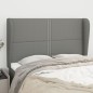 vidaXL Cabecero con orejas de tela gris oscuro 147x23x118/128 cm vidaXL Cabecero con orejas de tela gris oscuro 147x23x118/128 cm