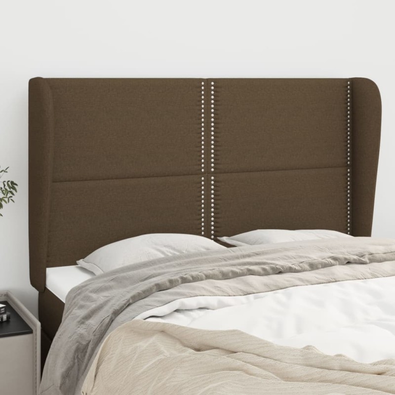 vidaXL Cabecero con orejas de tela gris claro 147x23x118/128 cm vidaXL Cabecero con orejas de tela gris claro 147x23x118/128 cm