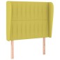 vidaXL Cabecero con orejas de tela verde 103x23x118/128 cm vidaXL Cabecero con orejas de tela verde 103x23x118/128 cm