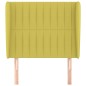 vidaXL Cabecero con orejas de tela verde 103x23x118/128 cm vidaXL Cabecero con orejas de tela verde 103x23x118/128 cm