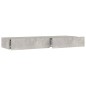 vidaXL Mueble para TV con luces LED gris hormigón 120x35x15,5 cm vidaXL Mueble para TV con luces LED gris hormigón 120x35x15,5 cm