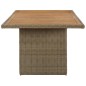 vidaXL Mesa de comedor de jardín ratán sintético marrón 200x100x74 cm vidaXL Mesa de comedor de jardín ratán sintético marrón 200x100x74 cm