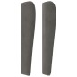 vidaXL Cabecero con orejas de terciopelo gris oscuro 203x23x118/128 cm vidaXL Cabecero con orejas de terciopelo gris oscuro 203x23x118/128 cm