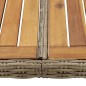 vidaXL Mesa de comedor de jardín ratán sintético marrón 200x100x74 cm vidaXL Mesa de comedor de jardín ratán sintético marrón 200x100x74 cm