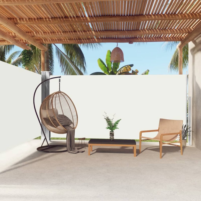 vidaXL Toldo lateral retráctil color crema 180x600 cm vidaXL Toldo lateral retráctil color crema 180x600 cm