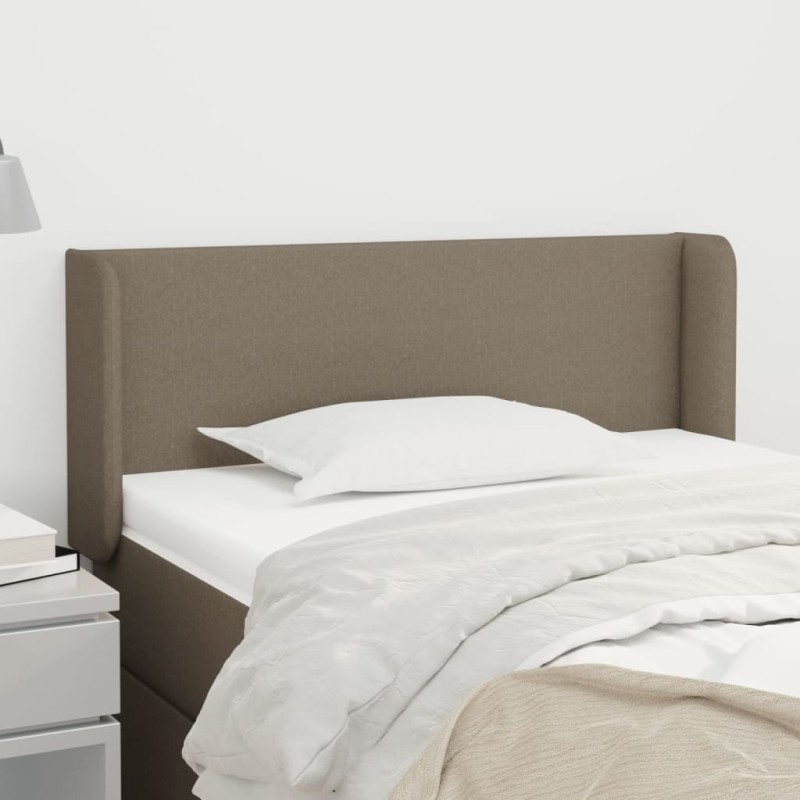 vidaXL Cabecero de tela gris taupe 103x16x78/88 cm vidaXL Cabecero de tela gris taupe 103x16x78/88 cm