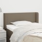 vidaXL Cabecero de tela gris taupe 103x16x78/88 cm vidaXL Cabecero de tela gris taupe 103x16x78/88 cm