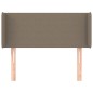 vidaXL Cabecero de tela gris taupe 103x16x78/88 cm vidaXL Cabecero de tela gris taupe 103x16x78/88 cm