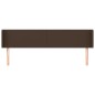 vidaXL Cabecero de cuero sintético marrón 163x16x78/88 cm vidaXL Cabecero de cuero sintético marrón 163x16x78/88 cm