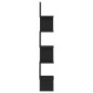 vidaXL Estante de esquina de pared contrachapado negro 20x20x127,5 cm vidaXL Estante de esquina de pared contrachapado negro 20x20x127,5 cm