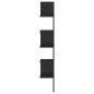 vidaXL Estante de esquina de pared contrachapado negro 20x20x127,5 cm vidaXL Estante de esquina de pared contrachapado negro 20x20x127,5 cm