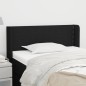 vidaXL Cabecero de tela negro 103x16x78/88 cm vidaXL Cabecero de tela negro 103x16x78/88 cm