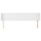 vidaXL Cabecero de cuero sintético blanco 183x16x78/88 cm vidaXL Cabecero de cuero sintético blanco 183x16x78/88 cm