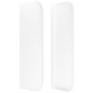 vidaXL Cabecero de cuero sintético blanco 183x16x78/88 cm vidaXL Cabecero de cuero sintético blanco 183x16x78/88 cm