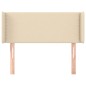 vidaXL Cabecero de tela color crema 93x16x78/88 cm vidaXL Cabecero de tela color crema 93x16x78/88 cm