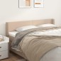 vidaXL Cabecero de cuero sintético color capuchino 203x16x78/88 cm vidaXL Cabecero de cuero sintético color capuchino 203x16x78/88 cm