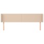 vidaXL Cabecero de cuero sintético color capuchino 203x16x78/88 cm vidaXL Cabecero de cuero sintético color capuchino 203x16x78/88 cm