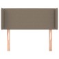 vidaXL Cabecero de tela gris taupe 103x16x78/88 cm vidaXL Cabecero de tela gris taupe 103x16x78/88 cm