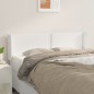vidaXL Cabecero de cuero sintético blanco 147x16x78/88 cm vidaXL Cabecero de cuero sintético blanco 147x16x78/88 cm