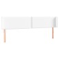 vidaXL Cabecero de cuero sintético blanco 163x16x78/88 cm vidaXL Cabecero de cuero sintético blanco 163x16x78/88 cm
