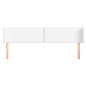 vidaXL Cabecero de cuero sintético blanco 163x16x78/88 cm vidaXL Cabecero de cuero sintético blanco 163x16x78/88 cm