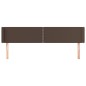 vidaXL Cabecero de cuero sintético marrón 183x16x78/88 cm vidaXL Cabecero de cuero sintético marrón 183x16x78/88 cm