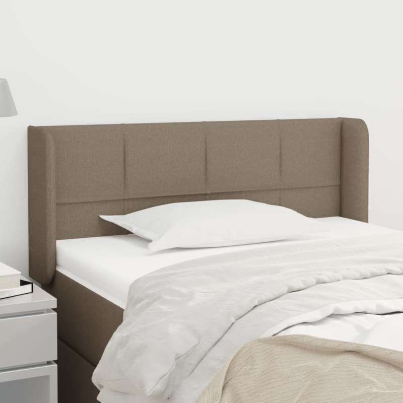 vidaXL Cabecero de tela gris taupe 83x16x78/88 cm vidaXL Cabecero de tela gris taupe 83x16x78/88 cm