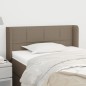 vidaXL Cabecero de tela gris taupe 83x16x78/88 cm vidaXL Cabecero de tela gris taupe 83x16x78/88 cm