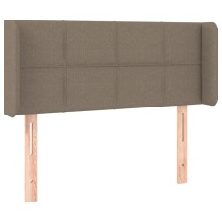 vidaXL Cabecero de tela gris taupe 83x16x78/88 cm