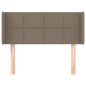 vidaXL Cabecero de tela gris taupe 83x16x78/88 cm vidaXL Cabecero de tela gris taupe 83x16x78/88 cm