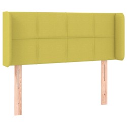 vidaXL Cabecero de tela verde 103x16x78/88 cm