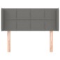 vidaXL Cabecero de tela gris oscuro 103x16x78/88 cm vidaXL Cabecero de tela gris oscuro 103x16x78/88 cm