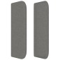 vidaXL Cabecero de tela gris oscuro 103x16x78/88 cm vidaXL Cabecero de tela gris oscuro 103x16x78/88 cm