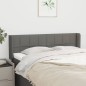 vidaXL Cabecero de tela gris oscuro 147x16x78/88 cm vidaXL Cabecero de tela gris oscuro 147x16x78/88 cm