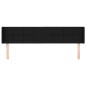 vidaXL Cabecero de tela negro 183x16x78/88 cm vidaXL Cabecero de tela negro 183x16x78/88 cm