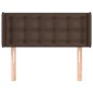 vidaXL Cabecero de cuero sintético marrón 93x16x78/88 cm vidaXL Cabecero de cuero sintético marrón 93x16x78/88 cm