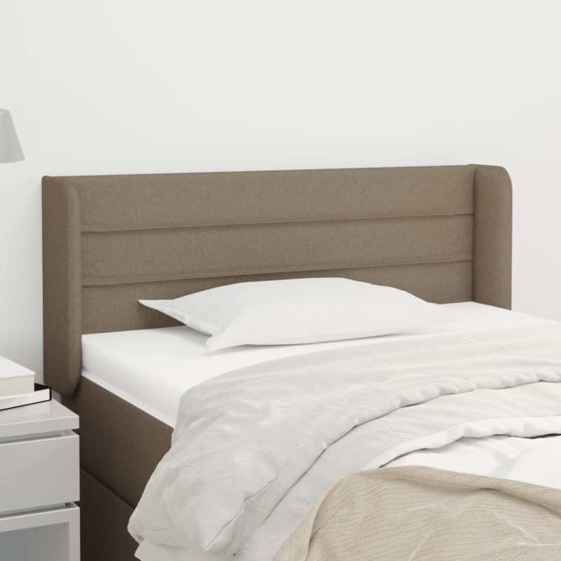 vidaXL Cabecero de tela gris taupe 93x16x78/88 cm vidaXL Cabecero de tela gris taupe 93x16x78/88 cm