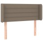 vidaXL Cabecero de tela gris taupe 93x16x78/88 cm vidaXL Cabecero de tela gris taupe 93x16x78/88 cm