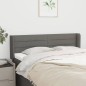 vidaXL Cabecero de tela gris oscuro 147x16x78/88 cm vidaXL Cabecero de tela gris oscuro 147x16x78/88 cm