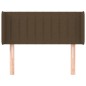 vidaXL Cabecero de tela gris oscuro 93x16x78/88 cm
