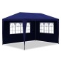 vidaXL Carpa para fiestas azul 3x4 m