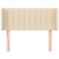 vidaXL Cabecero de tela color crema 83x16x78/88 cm vidaXL Cabecero de tela color crema 83x16x78/88 cm