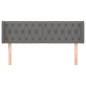 vidaXL Cabecero de tela gris oscuro 147x16x78/88 cm vidaXL Cabecero de tela gris oscuro 147x16x78/88 cm