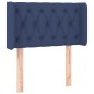 vidaXL Cabecero de tela azul 83x16x78/88 cm vidaXL Cabecero de tela azul 83x16x78/88 cm