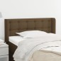 vidaXL Cabecero de tela gris oscuro 103x16x78/88 cm vidaXL Cabecero de tela gris oscuro 103x16x78/88 cm