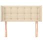 vidaXL Cabecero de tela color crema 83x16x78/88 cm vidaXL Cabecero de tela color crema 83x16x78/88 cm