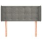 vidaXL Cabecero de terciopelo gris claro 83x16x78/88 cm vidaXL Cabecero de terciopelo gris claro 83x16x78/88 cm