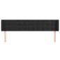 vidaXL Cabecero de terciopelo negro 203x16x78/88 cm vidaXL Cabecero de terciopelo negro 203x16x78/88 cm