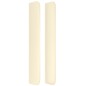 vidaXL Cabecero con orejas de cuero sintético crema 203x16x118/128 cm vidaXL Cabecero con orejas de cuero sintético crema 203x16x118/128 cm