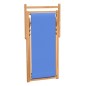 vidaXL Tumbona de teca 56x105x96 cm color azul vidaXL Tumbona de teca 56x105x96 cm color azul